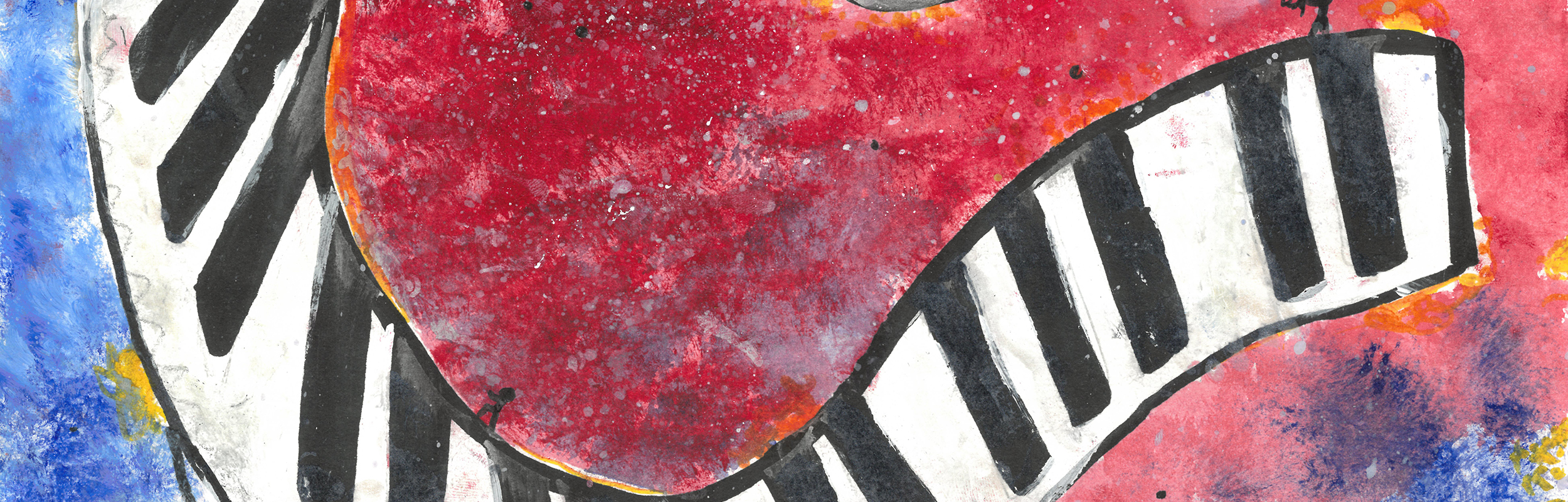 Zeichnung Klaviertasten (Foto: Musikschule)